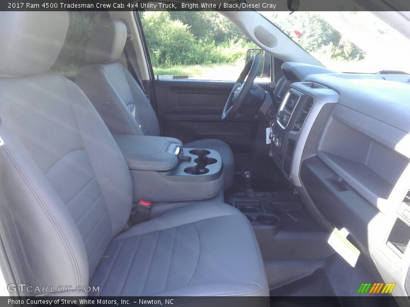 Bright White / Black/Diesel Gray 2017 Ram 4500 Tradesman Crew Cab 4x4 Utility Truck