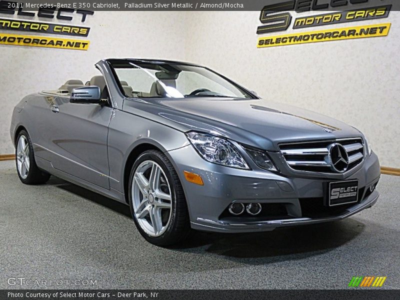 Palladium Silver Metallic / Almond/Mocha 2011 Mercedes-Benz E 350 Cabriolet