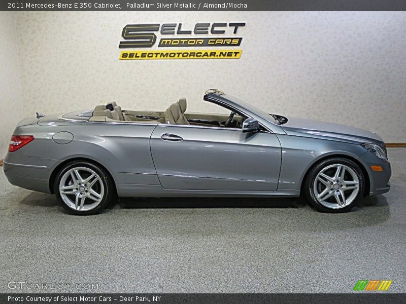 Palladium Silver Metallic / Almond/Mocha 2011 Mercedes-Benz E 350 Cabriolet