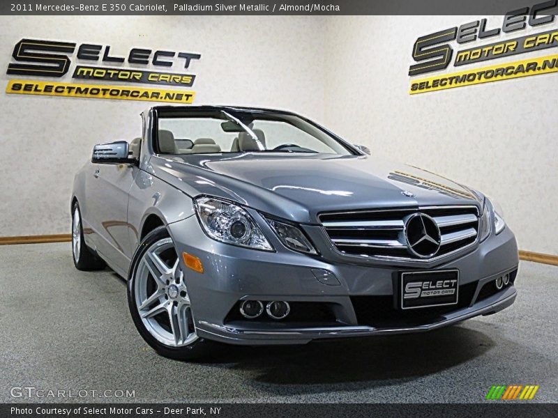 Palladium Silver Metallic / Almond/Mocha 2011 Mercedes-Benz E 350 Cabriolet