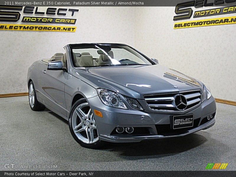 Palladium Silver Metallic / Almond/Mocha 2011 Mercedes-Benz E 350 Cabriolet