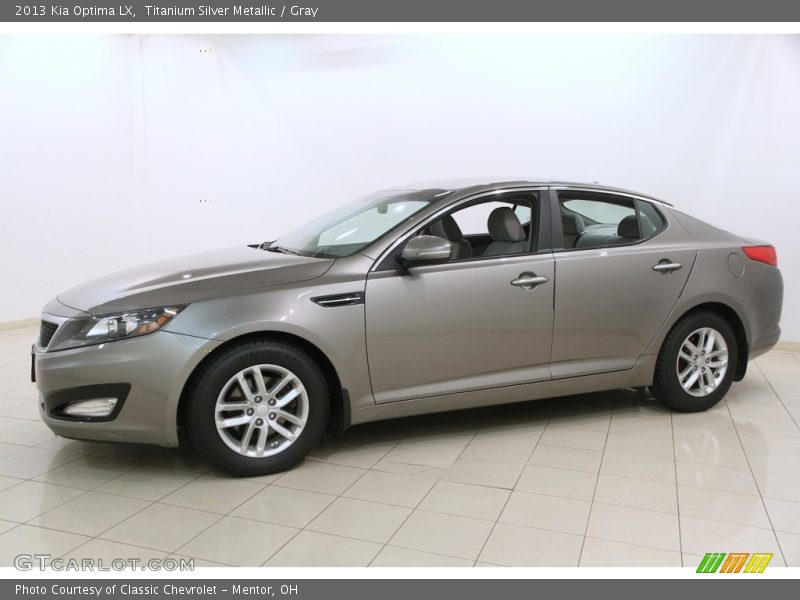 Titanium Silver Metallic / Gray 2013 Kia Optima LX