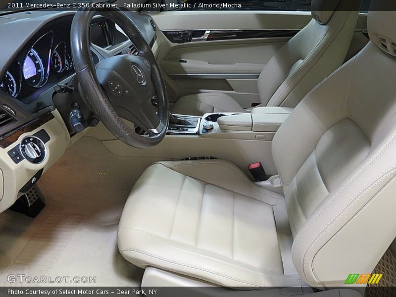 Palladium Silver Metallic / Almond/Mocha 2011 Mercedes-Benz E 350 Cabriolet