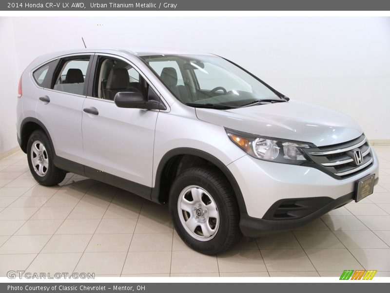 Urban Titanium Metallic / Gray 2014 Honda CR-V LX AWD