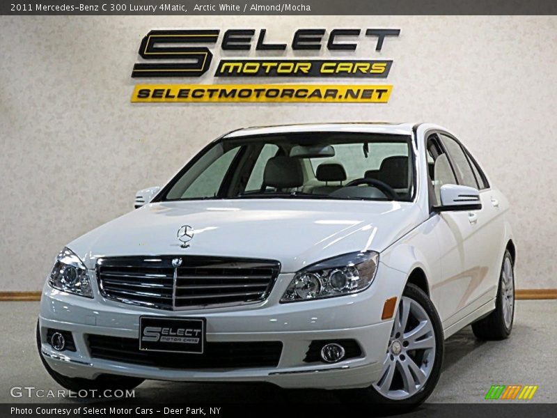 Arctic White / Almond/Mocha 2011 Mercedes-Benz C 300 Luxury 4Matic