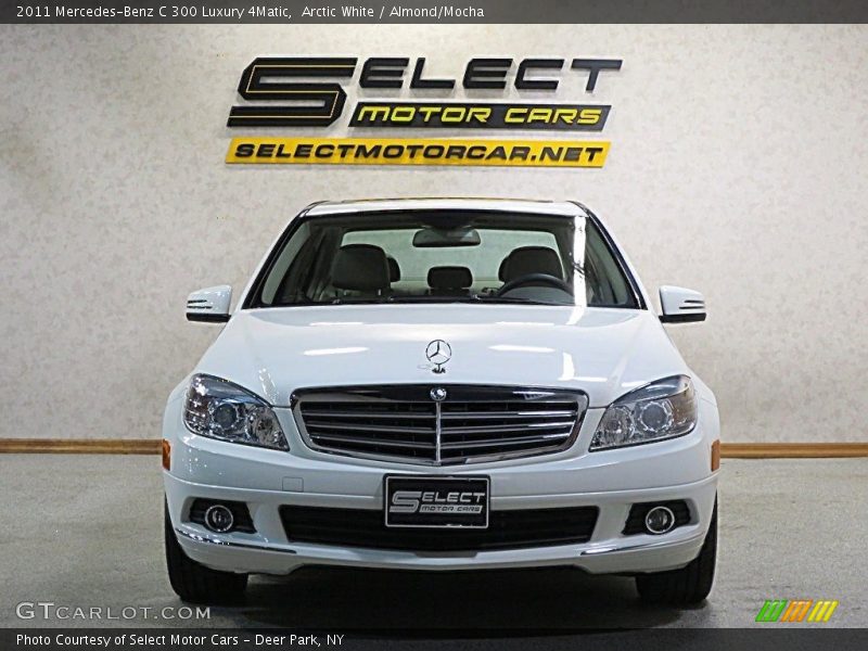Arctic White / Almond/Mocha 2011 Mercedes-Benz C 300 Luxury 4Matic