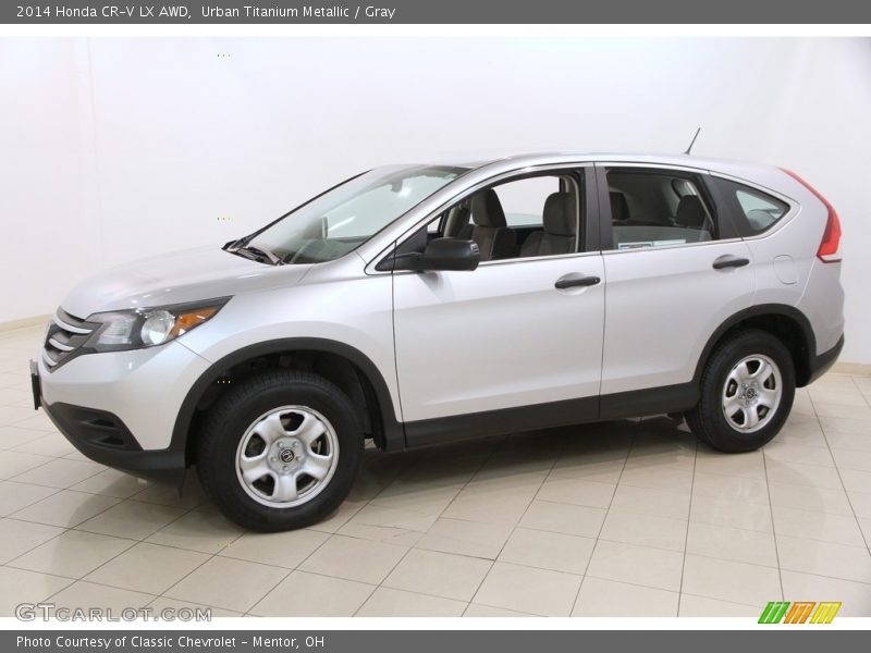 Urban Titanium Metallic / Gray 2014 Honda CR-V LX AWD
