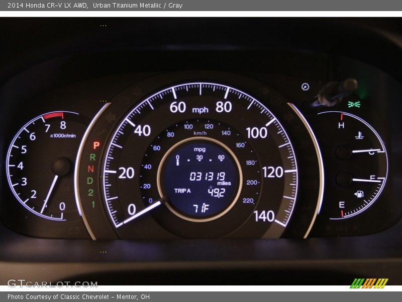 Urban Titanium Metallic / Gray 2014 Honda CR-V LX AWD