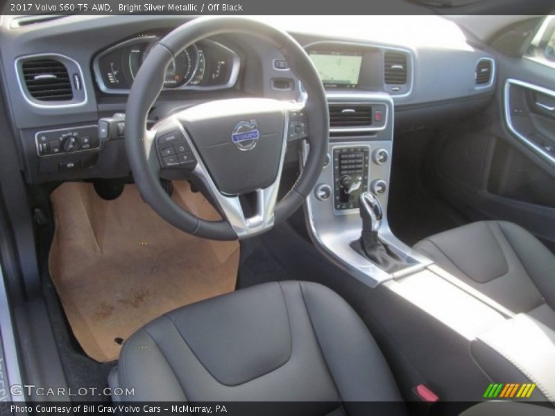  2017 S60 T5 AWD Off Black Interior