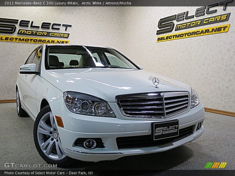 Arctic White / Almond/Mocha 2011 Mercedes-Benz C 300 Luxury 4Matic