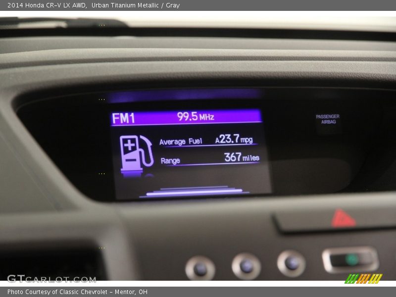 Urban Titanium Metallic / Gray 2014 Honda CR-V LX AWD