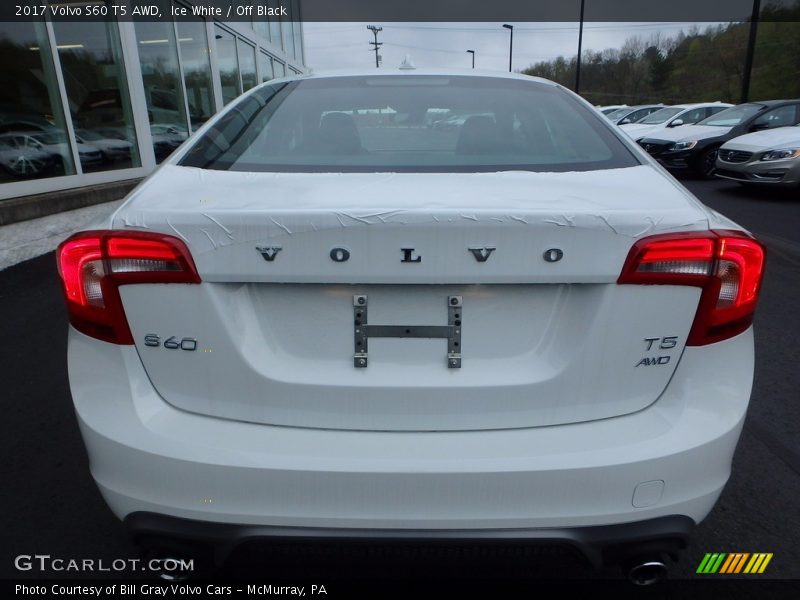 Ice White / Off Black 2017 Volvo S60 T5 AWD