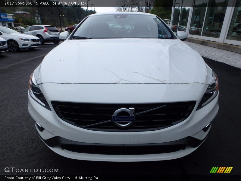 Ice White / Off Black 2017 Volvo S60 T5 AWD