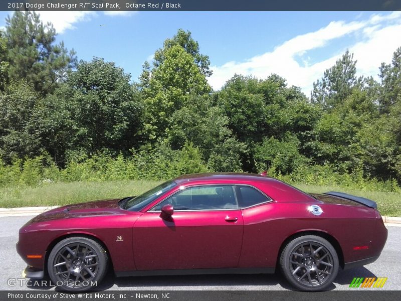 Octane Red / Black 2017 Dodge Challenger R/T Scat Pack