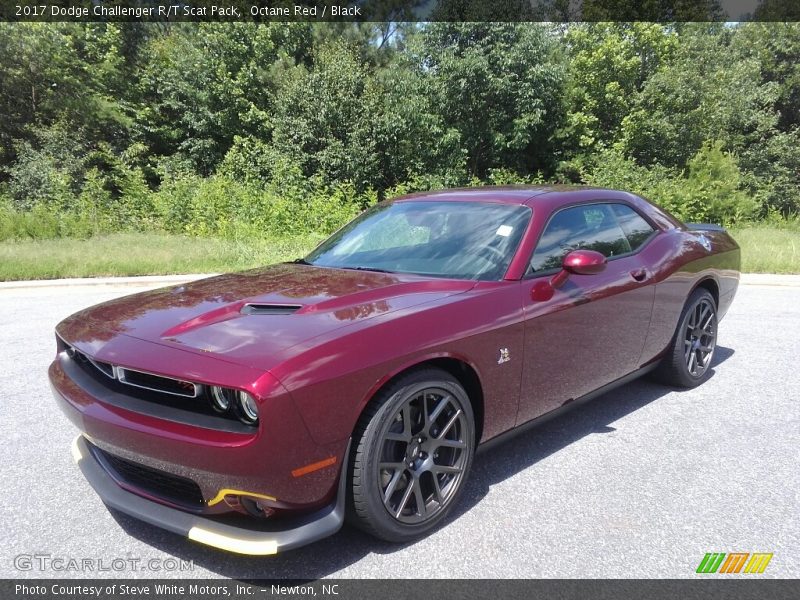 Octane Red / Black 2017 Dodge Challenger R/T Scat Pack