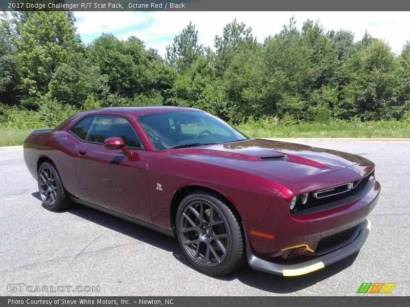 Octane Red / Black 2017 Dodge Challenger R/T Scat Pack