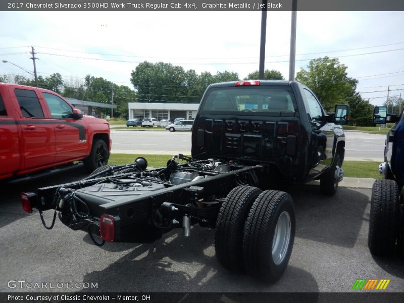 Graphite Metallic / Jet Black 2017 Chevrolet Silverado 3500HD Work Truck Regular Cab 4x4