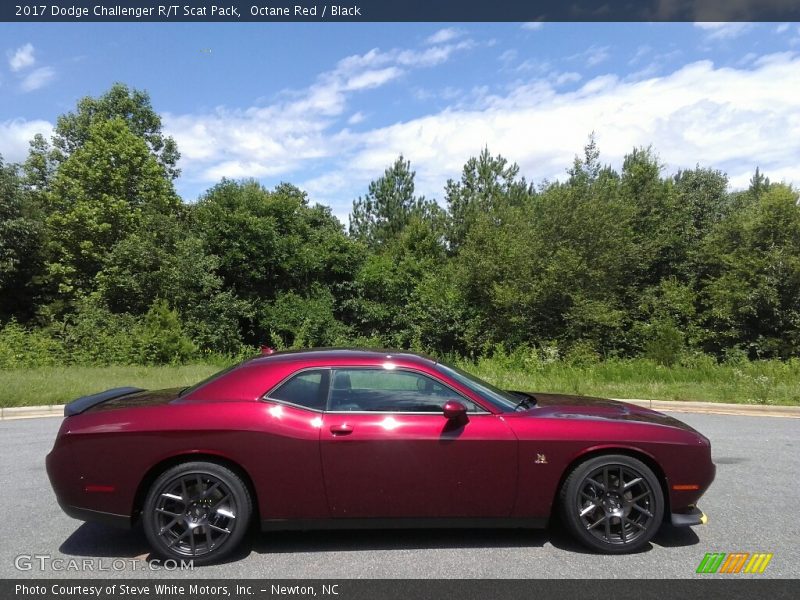 Octane Red / Black 2017 Dodge Challenger R/T Scat Pack
