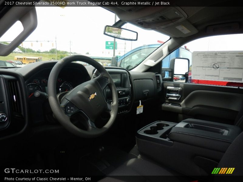 Graphite Metallic / Jet Black 2017 Chevrolet Silverado 3500HD Work Truck Regular Cab 4x4