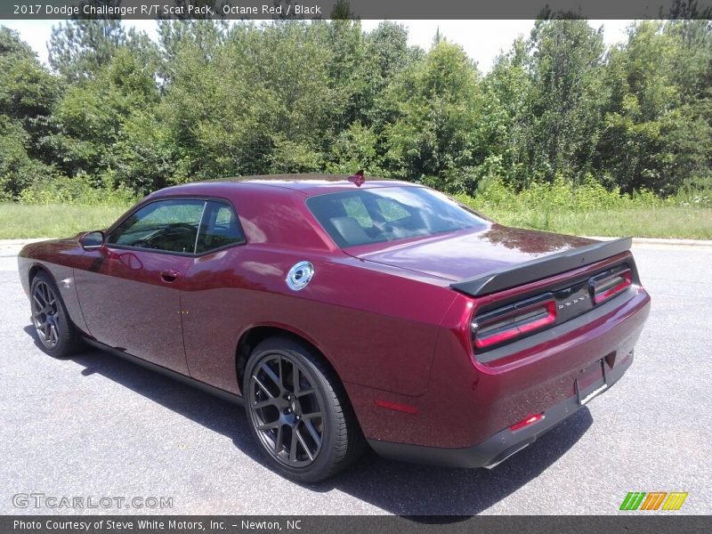 Octane Red / Black 2017 Dodge Challenger R/T Scat Pack