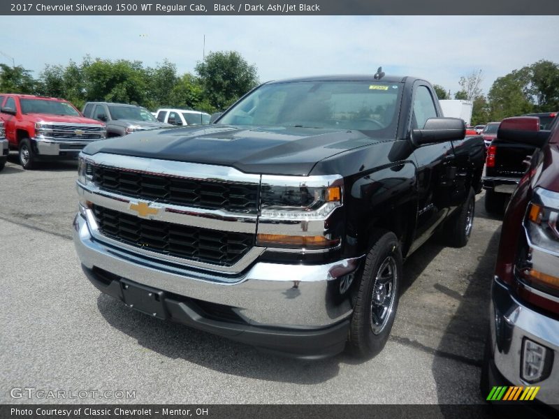 Black / Dark Ash/Jet Black 2017 Chevrolet Silverado 1500 WT Regular Cab