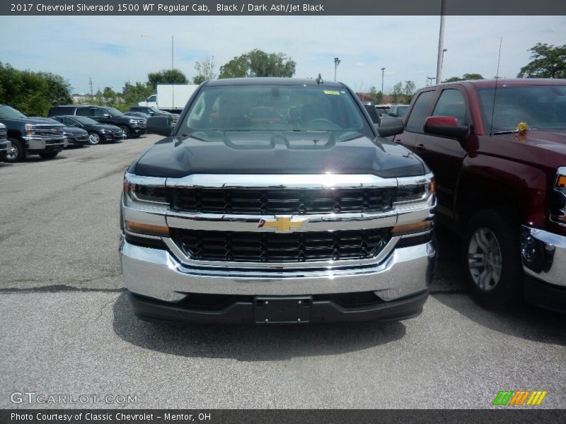 Black / Dark Ash/Jet Black 2017 Chevrolet Silverado 1500 WT Regular Cab