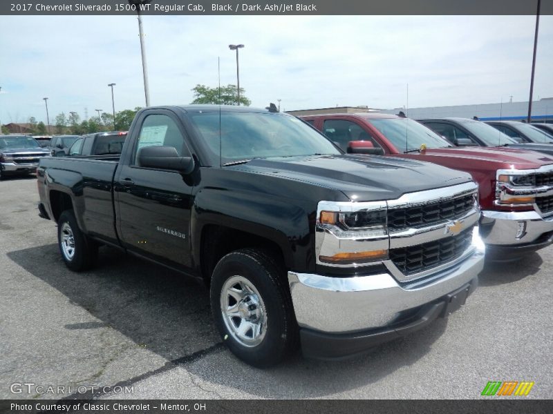 Black / Dark Ash/Jet Black 2017 Chevrolet Silverado 1500 WT Regular Cab