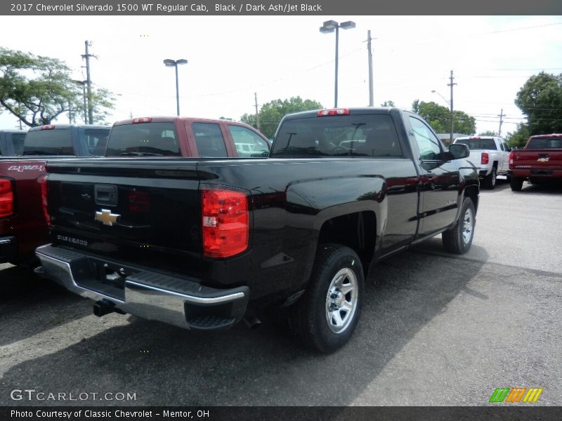 Black / Dark Ash/Jet Black 2017 Chevrolet Silverado 1500 WT Regular Cab