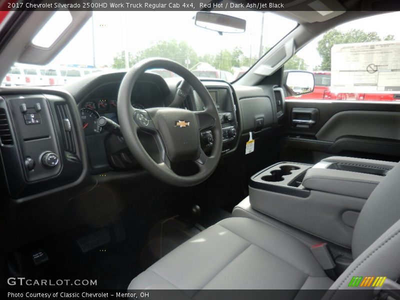 Red Hot / Dark Ash/Jet Black 2017 Chevrolet Silverado 2500HD Work Truck Regular Cab 4x4