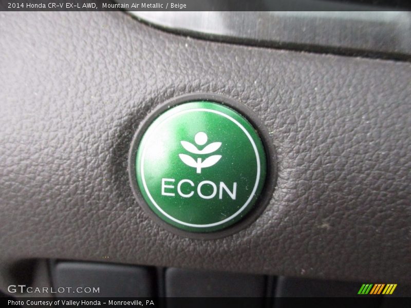 Mountain Air Metallic / Beige 2014 Honda CR-V EX-L AWD