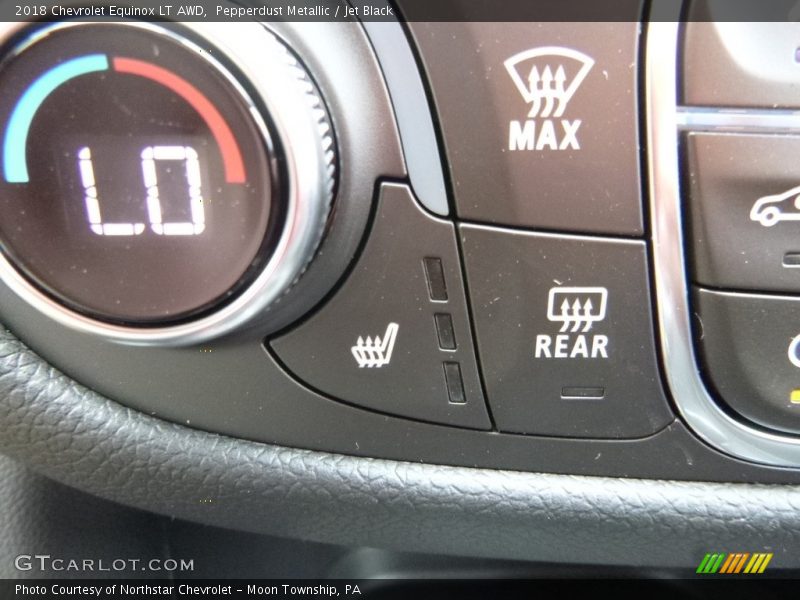 Pepperdust Metallic / Jet Black 2018 Chevrolet Equinox LT AWD