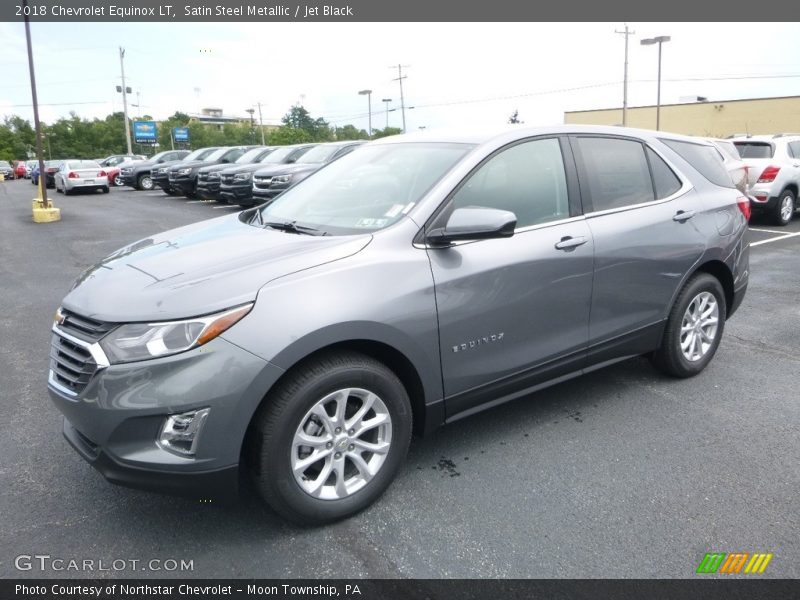 Satin Steel Metallic / Jet Black 2018 Chevrolet Equinox LT