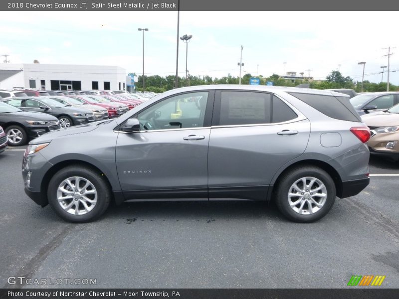 Satin Steel Metallic / Jet Black 2018 Chevrolet Equinox LT
