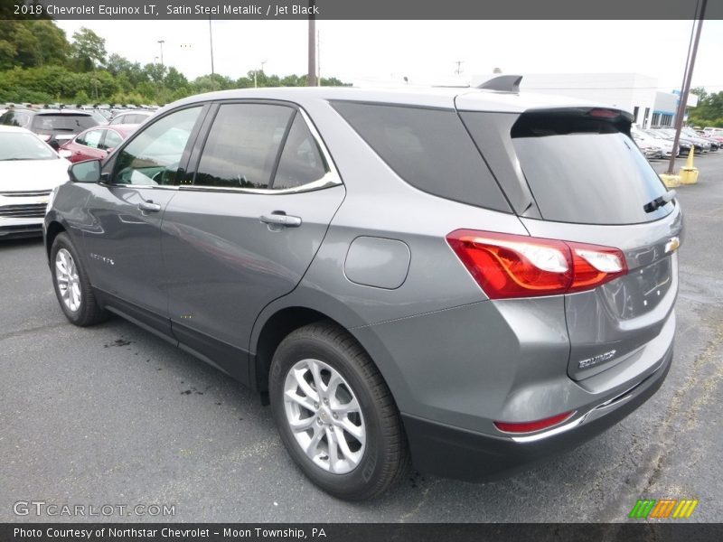Satin Steel Metallic / Jet Black 2018 Chevrolet Equinox LT