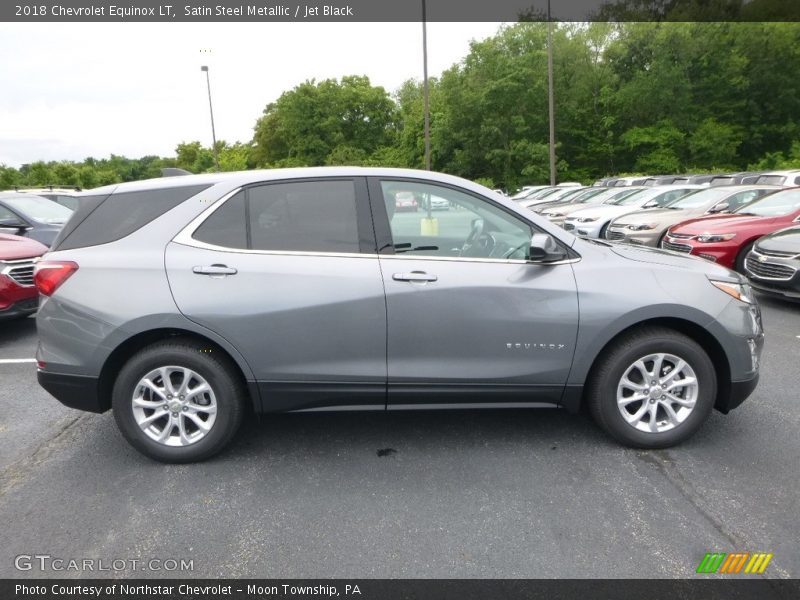 Satin Steel Metallic / Jet Black 2018 Chevrolet Equinox LT