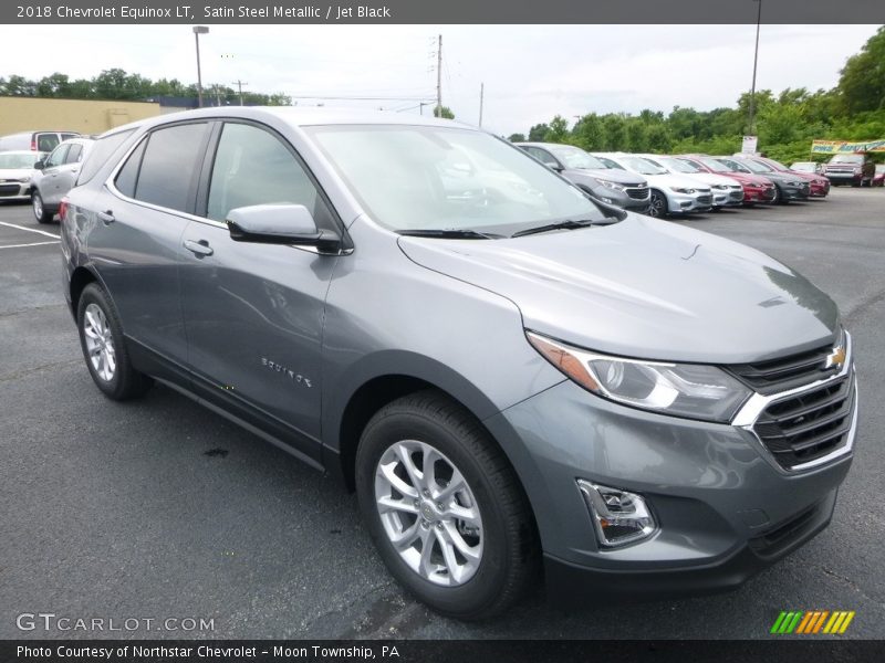 Satin Steel Metallic / Jet Black 2018 Chevrolet Equinox LT