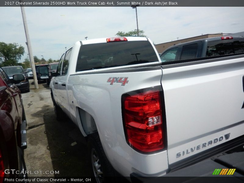 Summit White / Dark Ash/Jet Black 2017 Chevrolet Silverado 2500HD Work Truck Crew Cab 4x4