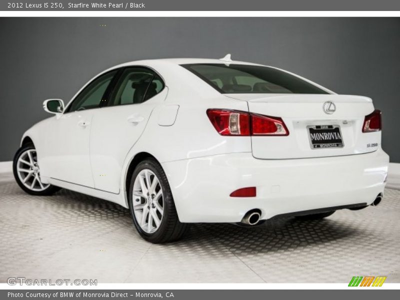 Starfire White Pearl / Black 2012 Lexus IS 250