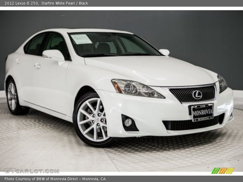 Starfire White Pearl / Black 2012 Lexus IS 250