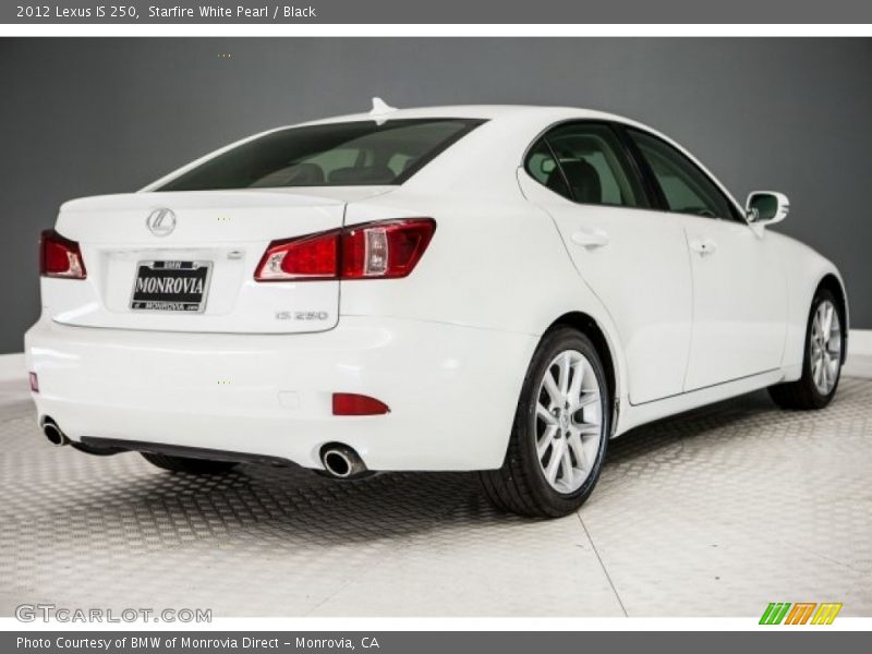 Starfire White Pearl / Black 2012 Lexus IS 250