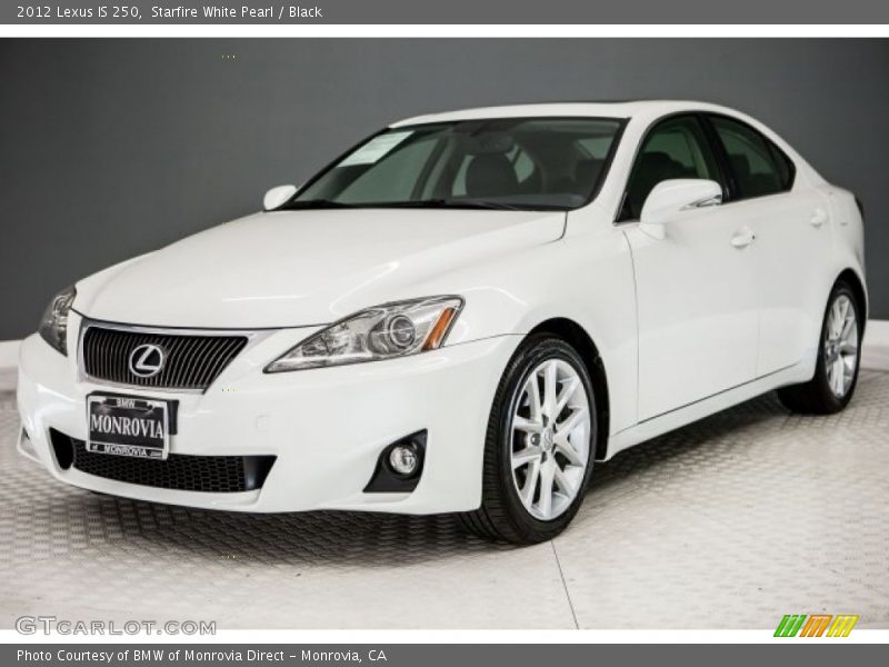 Starfire White Pearl / Black 2012 Lexus IS 250