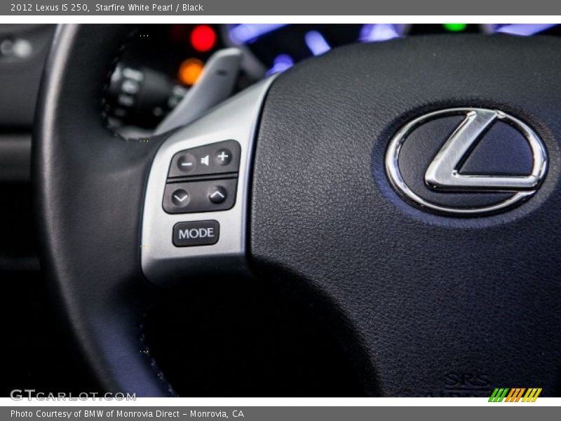 Starfire White Pearl / Black 2012 Lexus IS 250