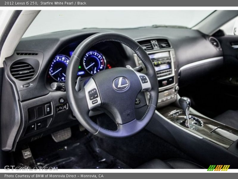 Starfire White Pearl / Black 2012 Lexus IS 250