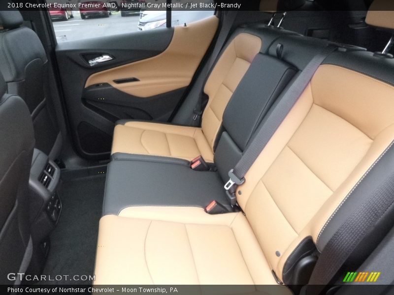 Nightfall Gray Metallic / Jet Black/­Brandy 2018 Chevrolet Equinox Premier AWD