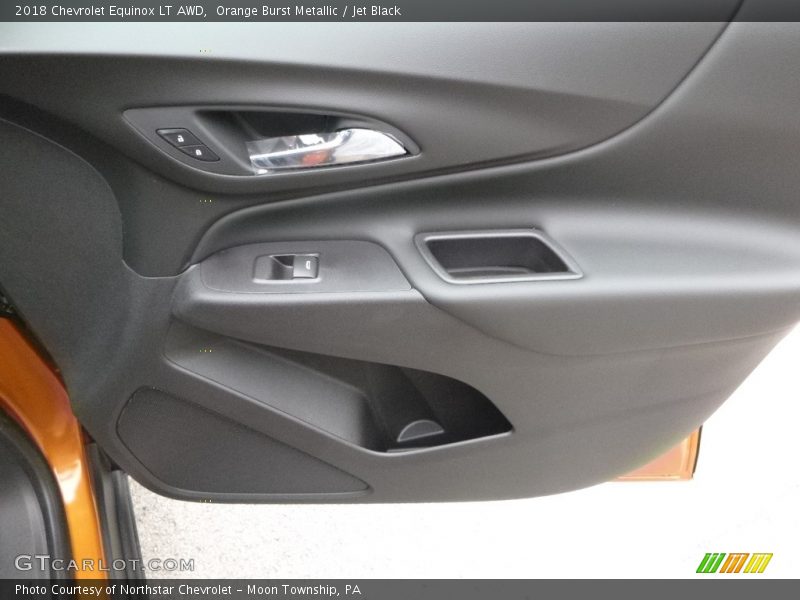 Orange Burst Metallic / Jet Black 2018 Chevrolet Equinox LT AWD
