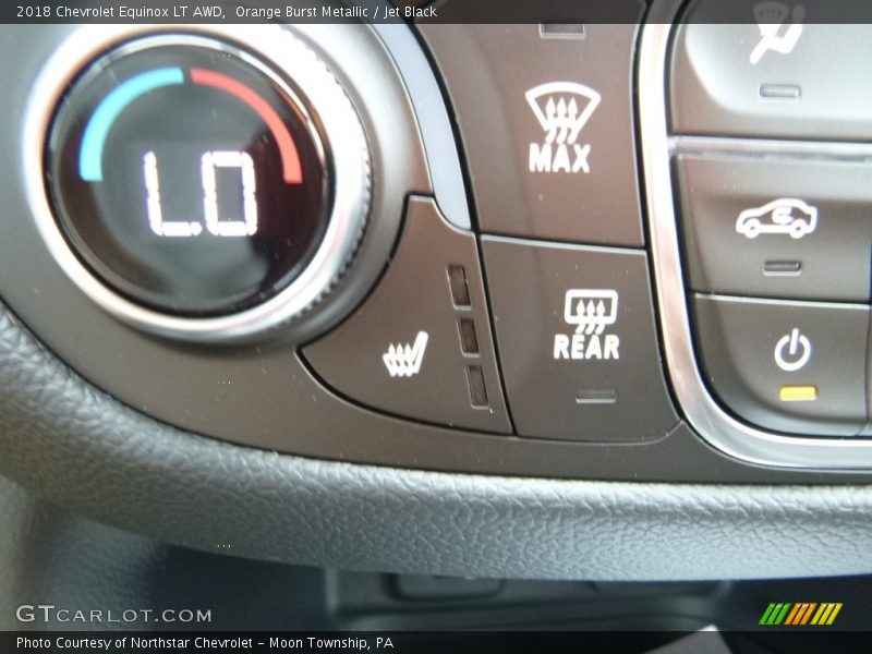 Orange Burst Metallic / Jet Black 2018 Chevrolet Equinox LT AWD