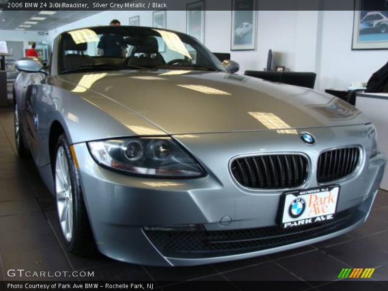 Silver Grey Metallic / Black 2006 BMW Z4 3.0i Roadster