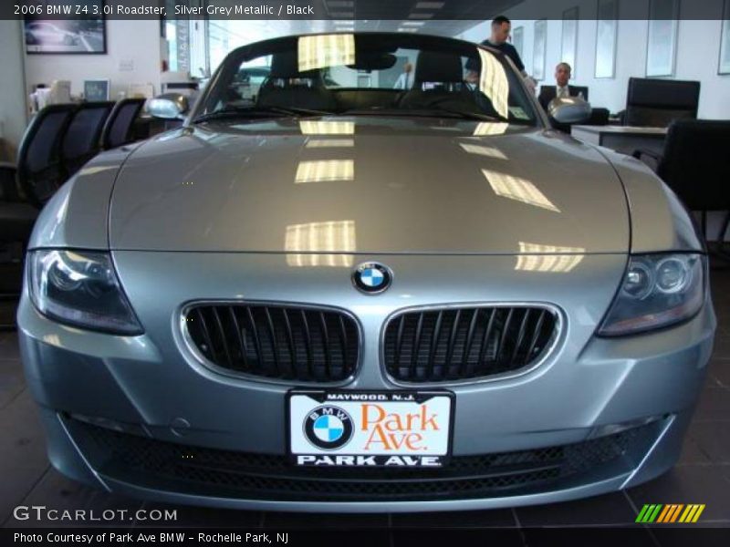 Silver Grey Metallic / Black 2006 BMW Z4 3.0i Roadster