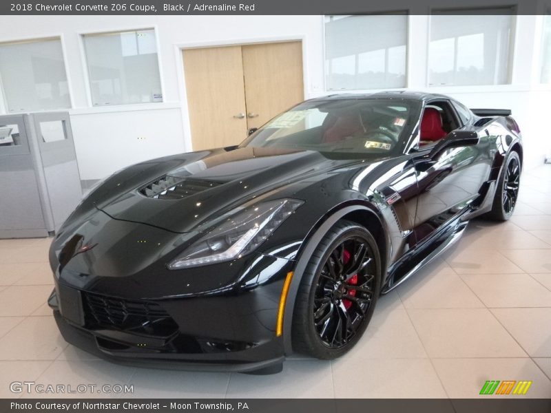 Front 3/4 View of 2018 Corvette Z06 Coupe