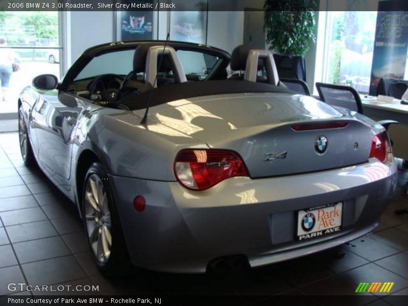 Silver Grey Metallic / Black 2006 BMW Z4 3.0i Roadster